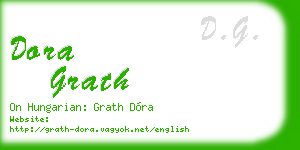 dora grath business card
